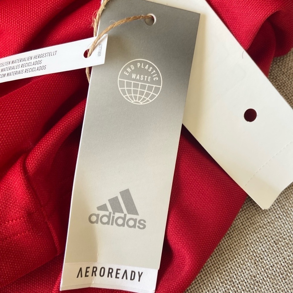 NWT Men’s Red Adidas Pullover - Medium - Picture 7 of 8